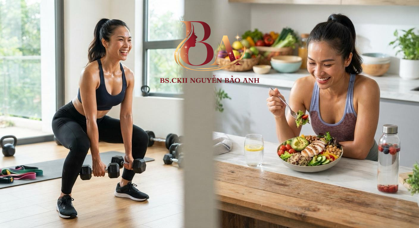 chế độ luyện tập và ăn uống để chuẩn bị trước phẫu thuật nâng ngực dành cho người chuyển giới nữ theo BS Bảo Anh