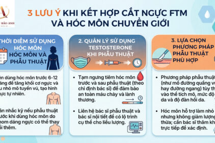 Cắt Ngực FTM Và Sử Dụng Hóc Môn Chuyển Giới: 3 Điều BS Bảo Anh Lưu Ý